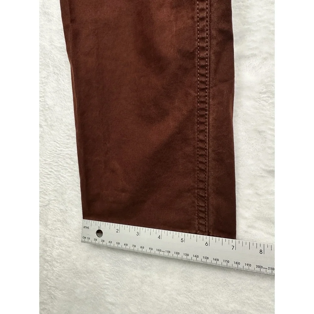 Levis 511 Jeans Mens 31x30 Orange Brown Slim Tapered Stretch Denim Cotton Blend